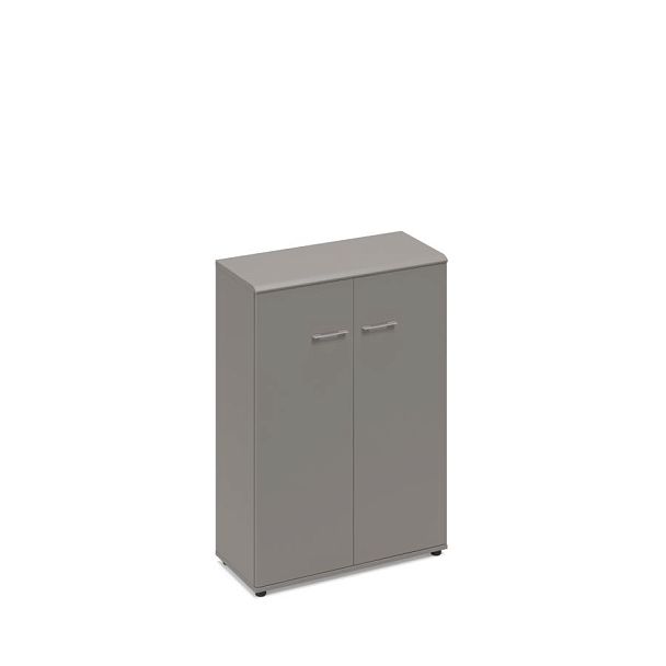 Шкаф средний закрытый (топ МДФ) Time metal МР 9364 МП/ВЛ/ВЛ мокко премиум - Вид 1