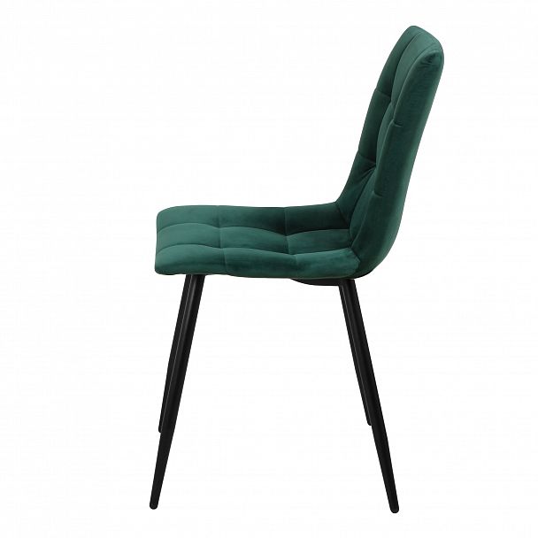 Стул "Чили-РФ" РФ-210 черные ножки, цвет зеленый велюр - Вид 6