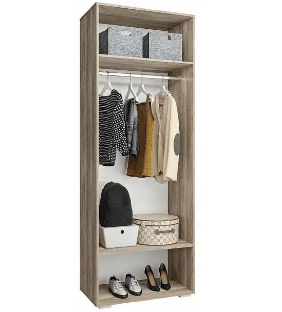 Спальня "Наоми" ШК-22 дуб каньон/графит - Вид 3