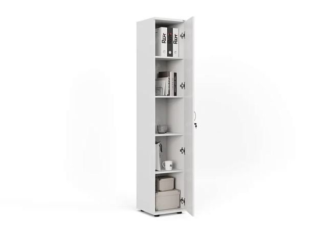 ЛАЙТ / LIGHT RLG036-35x35 Узкий шкаф 35x35x183 Белый - Вид 4