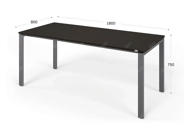 ЛАЙТ / LIGHT RLG015-18x8 Прямоугольный стол 180x80x75 Венге - Вид 2