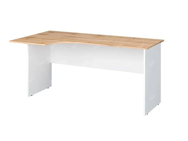TANDEM RTD014-160L-V Стол эргономичный левый 1600х900х750 Вотан/Белый - Вид 1