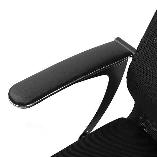 Кресло BRABIX PREMIUM "Ultimate EX-801" хром, плотная двойная сетка Х2, черное, 532917 - Вид 9