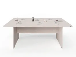 UNITY PОКС-12/20 ДУБ МОЛОЧНЫЙ Конференц стол прямоугольный Универсальный 2000х1200х750 - Фото предпросмотра