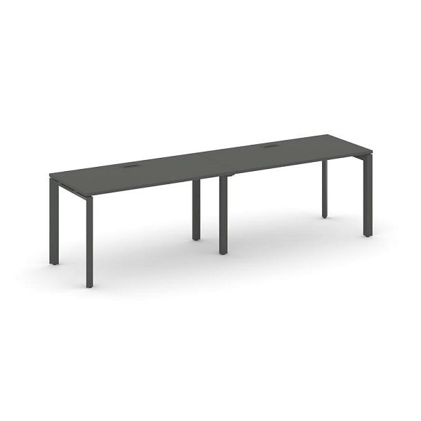 Style Project Next Рабочая станция односторонняя SN-59P.ORS-021 Антрацит/Металл Антрацит/Черный Заглушка 1960*800*750 - Вид 1