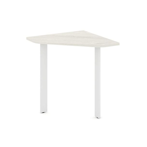 Style Project Next Угловой элемент стола SN-59.USP-011 Дуб Наварра/Металл Белый 700*700*750 - Вид 1