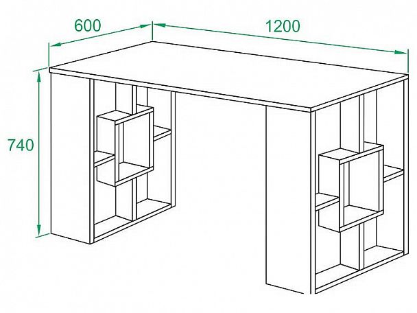 Стол письменный СПм-15 - Вид 3