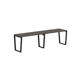 Стол 2-х местный EVWST 2767 Мокко/Черный 2726х670х750 EDIS - Фото предпросмотра
