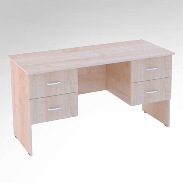 Стол преподавателя двухтумбовый (2 ящика) - Вид 1