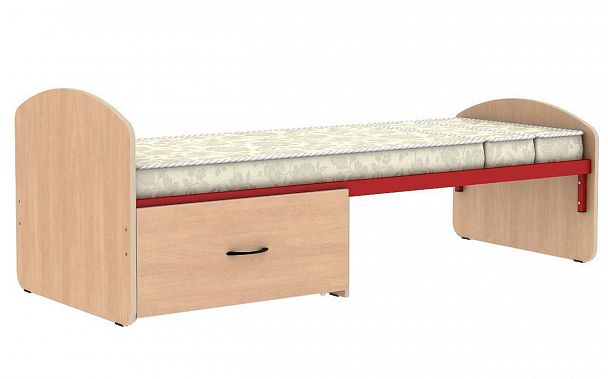 Кровать детская раздвижная с выдвижным ящиком "716Р.1" клен, 1600 - Вид 2
