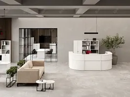 UNITY РРП10-8-8-B Угловой блок ресепшн 80-80 800х800х1150 - Фото предпросмотра