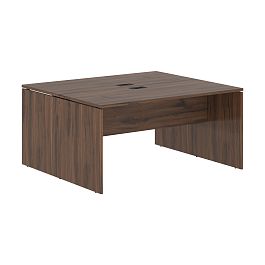 Стол двойной ED2ST 1567 Дуб Денвер тёмный/Черный 1560х1346х750 EDIS - Фото предпросмотра