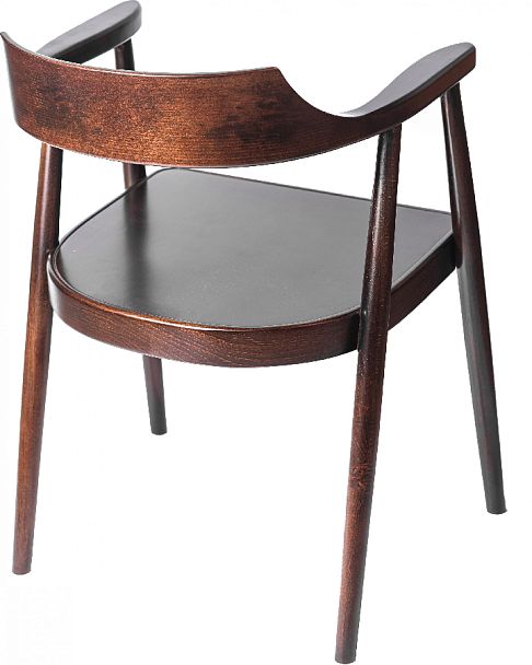 Комплект деревянных стульев с подлокотниками Боэн темный орех, 3 шт. - Вид 4