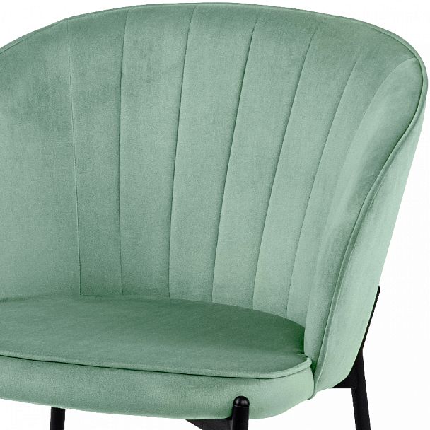 Стул кухонный Миэль мятный велюр/черный - Вид 6