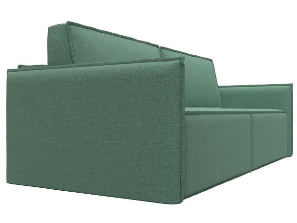 Диван прямой Либерти Рогожка зеленый - Вид 3