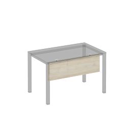 Экран стола защитный (ДСП) с кронштейнами для стола 120 на белом металлокаркасе МП2, КФ Комфорт КФ К.Б 812 ДШ дуб шамони - Фото предпросмотра