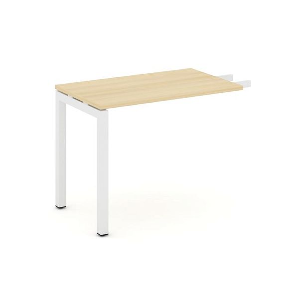 Стайл Проджект Брифинг-приставка SN-5P.BR-005 Акация Лорка/Металл Белый 1380*600*750 - Вид 1