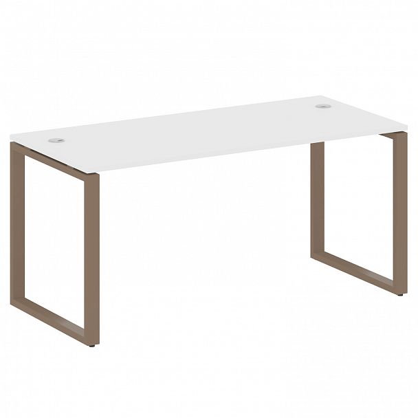 Стол "Metal System" БО.СП-4 белый/мокко - Вид 1