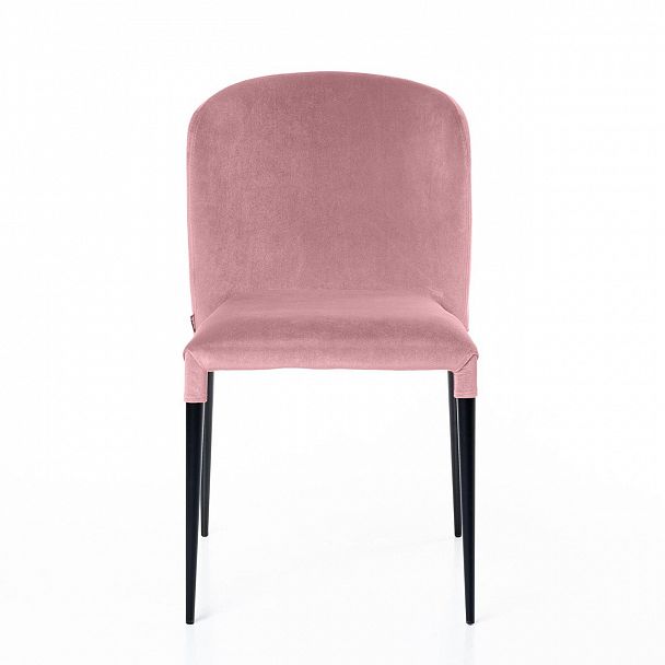 Стул Albert (Альберт), бархат пудровый 15, стопируемый - Вид 2