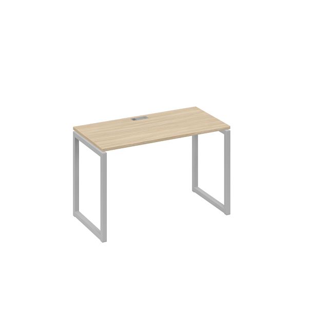 Стол письменный на металлокаркасе QUATTRO A4 А4 Б4 003 БП дуб скандинавский / металлокаркас серый - Вид 1