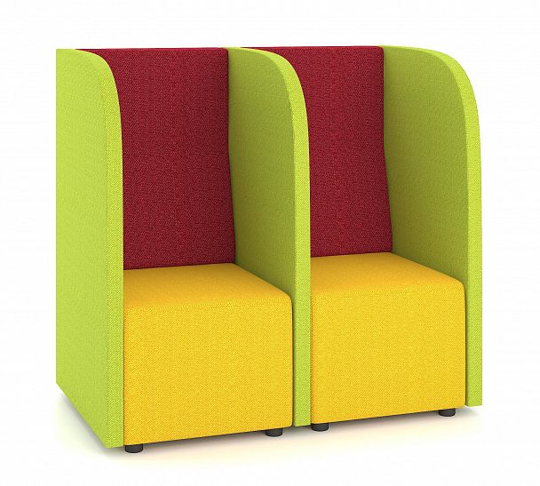 Модульный диван "M10-1D2х2, M10-A2х3" компоновка №7 - Вид 1