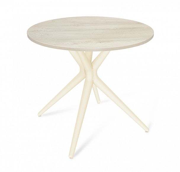 Стол Sheffilton SHT-TU30/80 ЛДСП обеденный бежевый/дуб беленый - Вид 2