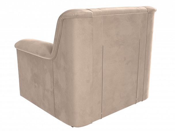 Кресло Карелия (полностью велюр бежевый) - Вид 6