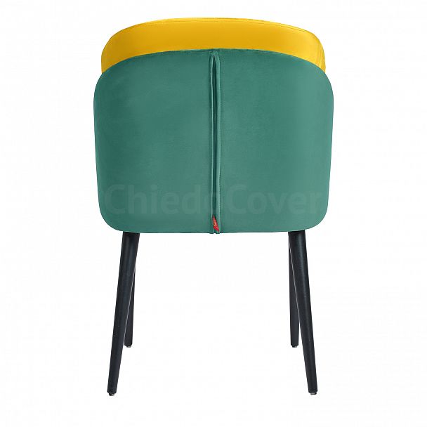 Полукресло Лилия, желто-бирюзовый - Вид 6