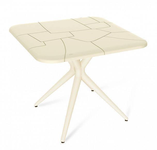 Пластиковая столешница Sheffilton SHT-TT30 83/83 бежевый ral1013 - Вид 6