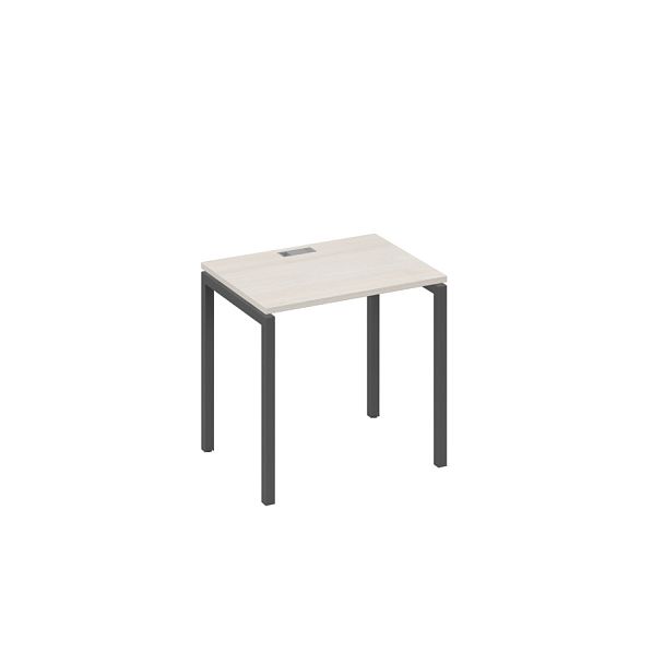 Стол письменный на металлокаркасе DUE A4 А4 Б2 001 БП дуб / металлокаркас антрацит - Вид 1