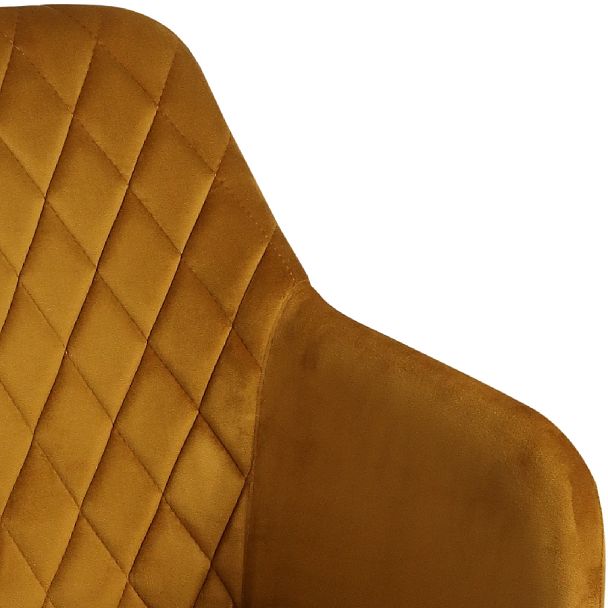 Комплект полубарных поворотных кресел Барли К, Confetti chai tea/черный, 3 шт. - Вид 9