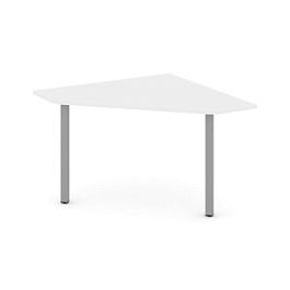 Стайл Проджект Угловой элемент перег. стола SN-5.UPRG-031 Белый/Металл Серый 1180*1180*750 - Фото предпросмотра