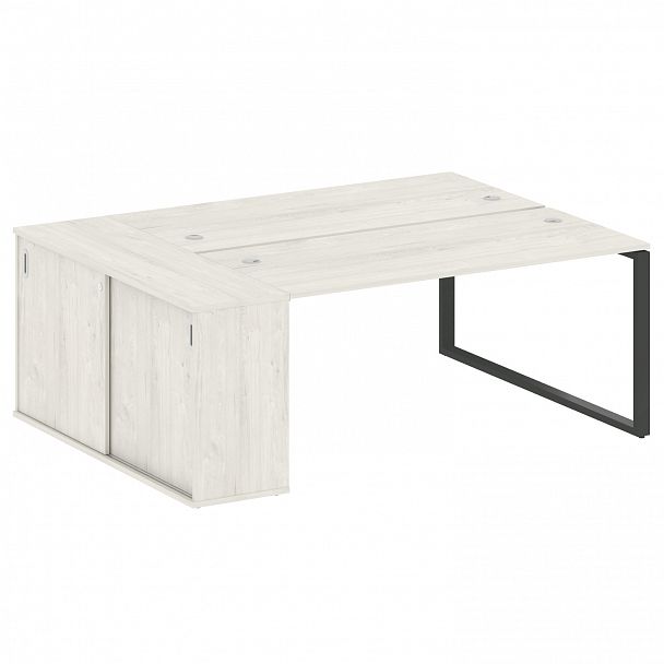 Рабочая станция "Metal System" БО.РС-СШК-1.4 дуб наварра/антрацит - Вид 1