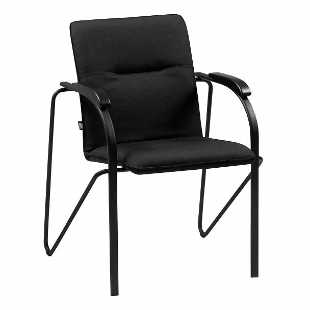 Стул Самба, черная рогожка, каркас черный - Вид 2