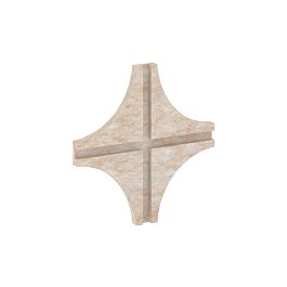 AcustiX Соединитель для войлочных экранов Х-образный VE.SVE-X Крем-брюле 200*200*12 - Фото предпросмотра