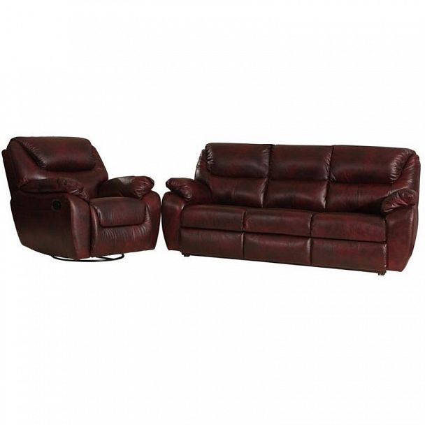 Диван "Валенсия 01" 3мест. Реклайнер - Вид 3