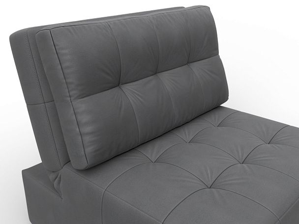 Кресло-кровать Лига-107 (80) Замша серый - Вид 4