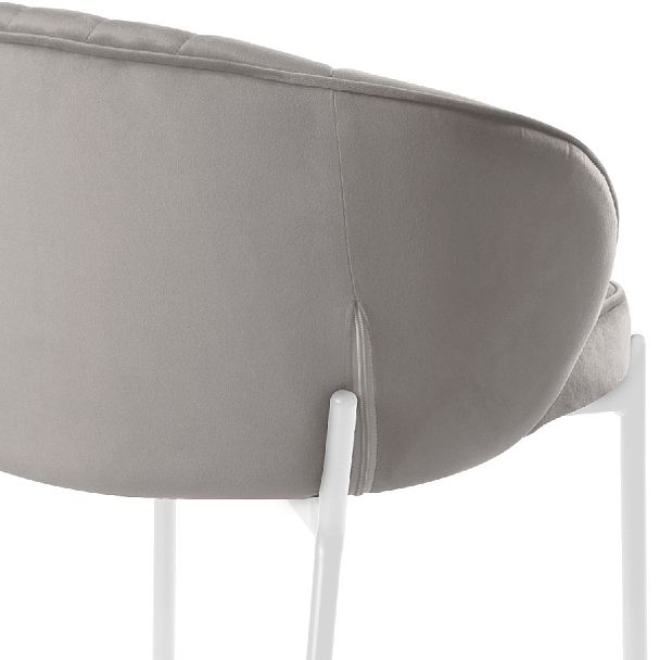 Комплект полубарных стульев Миэль светло-серый/белый, 2 шт. - Вид 8