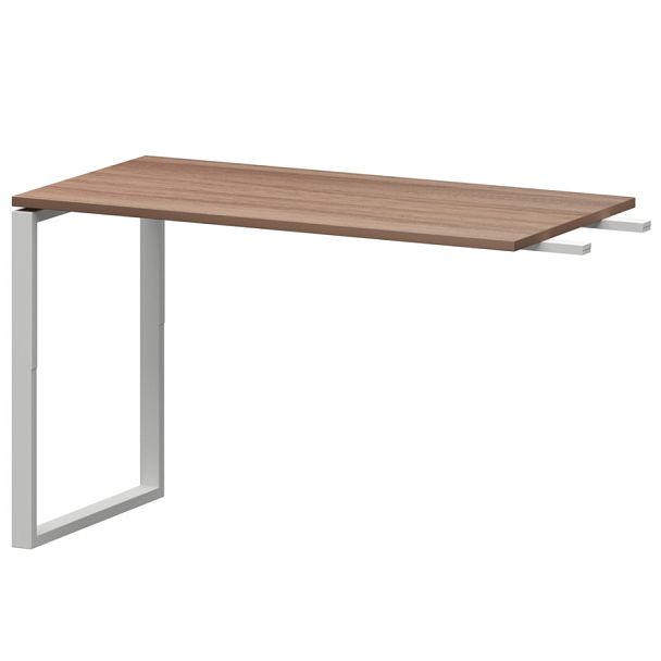 Бриф-приставка на металлокаркасе АМ.О-120.60 Темный шимо/Белый 1200x600x760 Арго-М - Вид 1