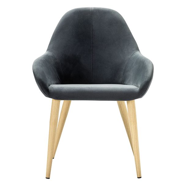 Кресло Kent Diag grey/нат.дуб - Вид 3