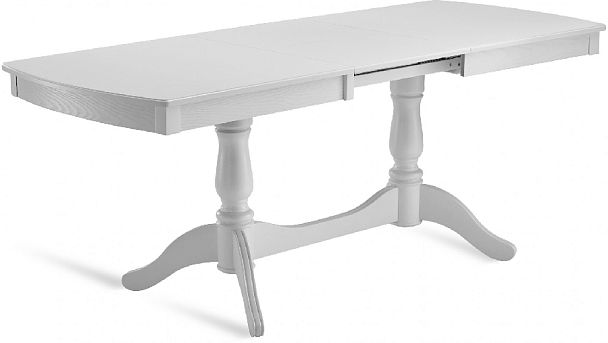 Стол деревянный раздвижной Брэйт 150(200)х80х76 Белый - Вид 4