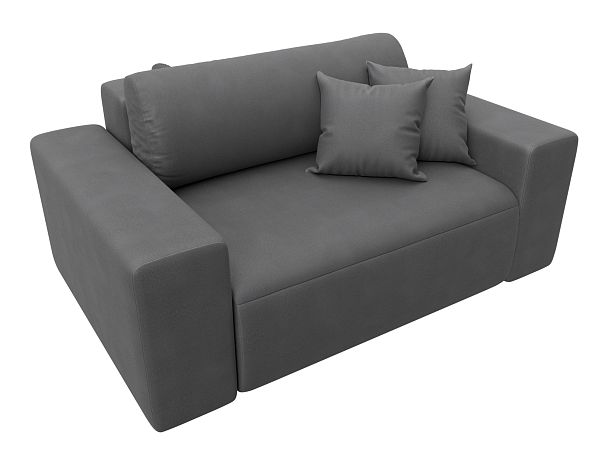 Кресло Лига-036 НПБ Искусственная замша серый - Вид 5