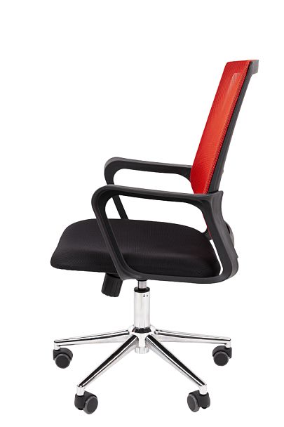 Офисное кресло Chairman 606 Россия TW красный хром - Вид 7