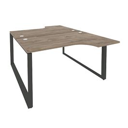 Onix Рабочая станция на О-образном м/к O.MO-D.SA-2 Тиквуд темный/Антрацит металл 1380*1995*750 (1475/460) - Фото предпросмотра