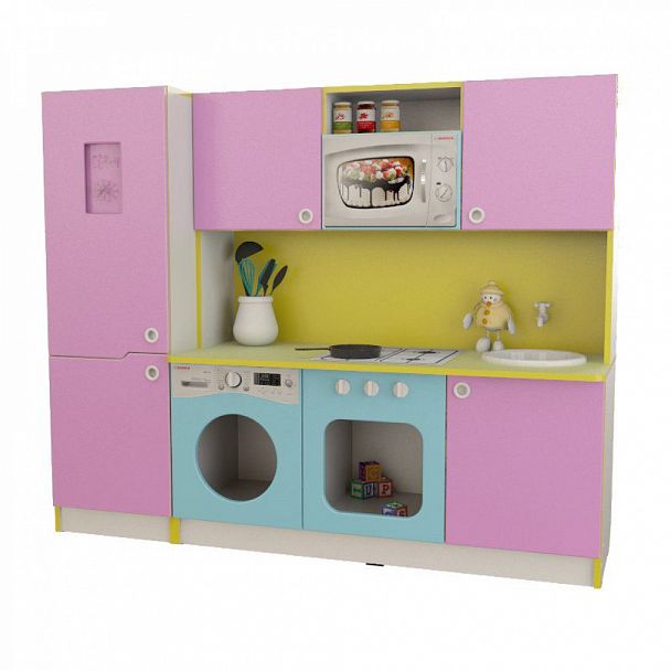Игровая кухня Маргарита с холодильником ИМФ-009 - Вид 1