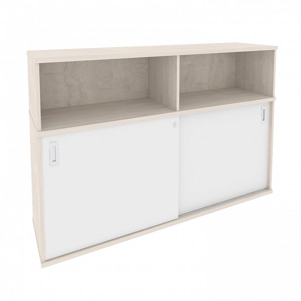 Шкаф-купе "Onix" O.SHKO-2.8 T денвер светлый/белый - Вид 1