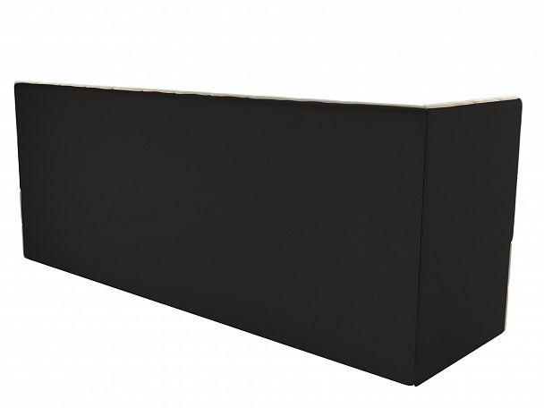 Кухонный диван Бриз с левым углом (полностью микровельвет бежевый) - Вид 7