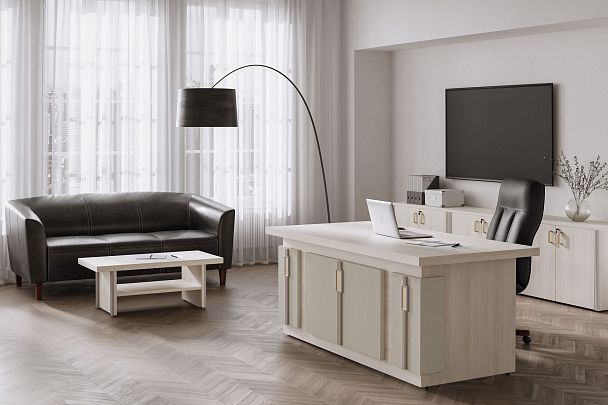 Креденция Chicago 90x42x70 дуб шамони светлый - Вид 6