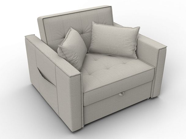 Кресло-кровать Лига-104 (80) Рогожка бежевый - Вид 6