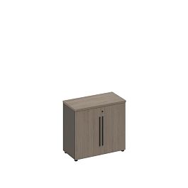Шкаф для документов низкий закрытый U.RUS РС 301 ДЧ/ЛС дуб виченца/лава серая - Фото предпросмотра
